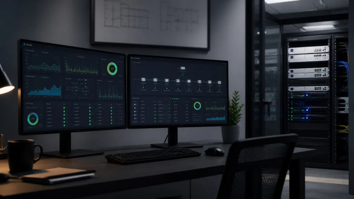 Business systems dashboard used to review operational work